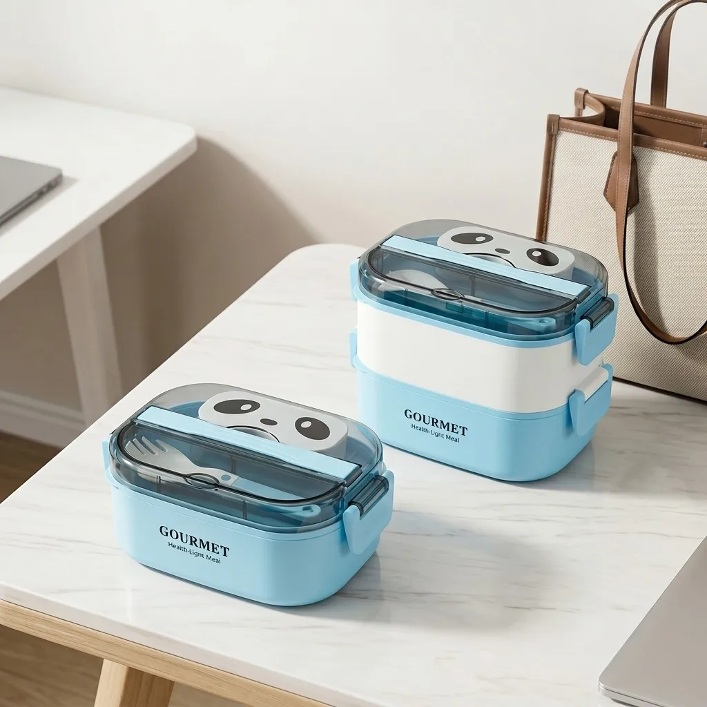 Meal Prep Or Prep Meal - Magnetronbestendige plastic bentobox voor kinderen en