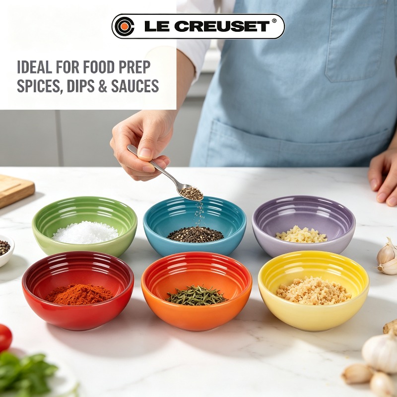 Meal Prep Bowl - LE CREUSET 6-delige set mini-servierschalen van