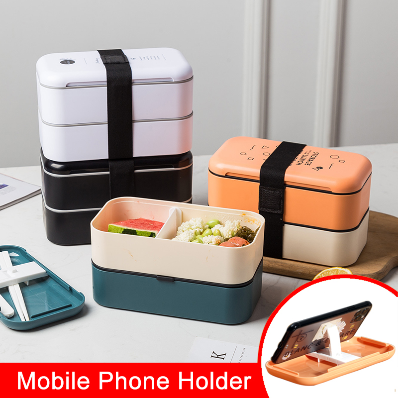 Meal Prep Or Prep Meal - Lunchbox Eco-vriendelijke voedselcontainer Bento Magnetronverwarmde lunchbox