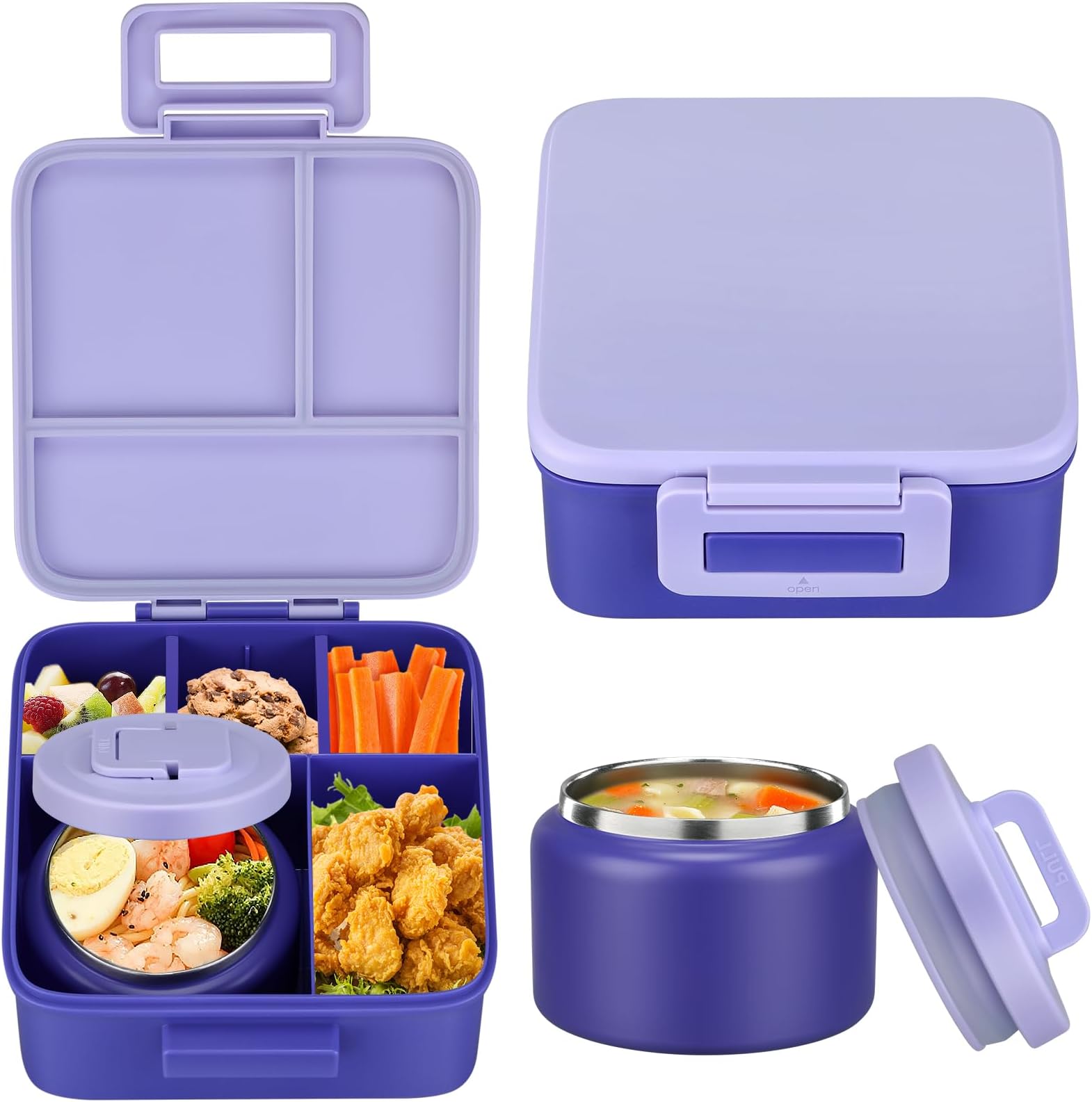 Meal Prep Bowl - 1 Set Bento Lunchbox voor kinderen