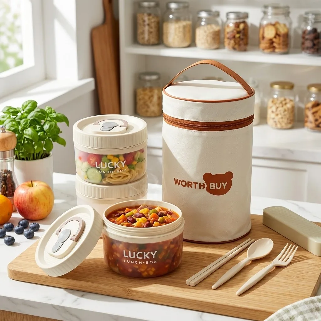 Meal Prep Or Prep Meal - Plastic Bento Box, geschikt voor de