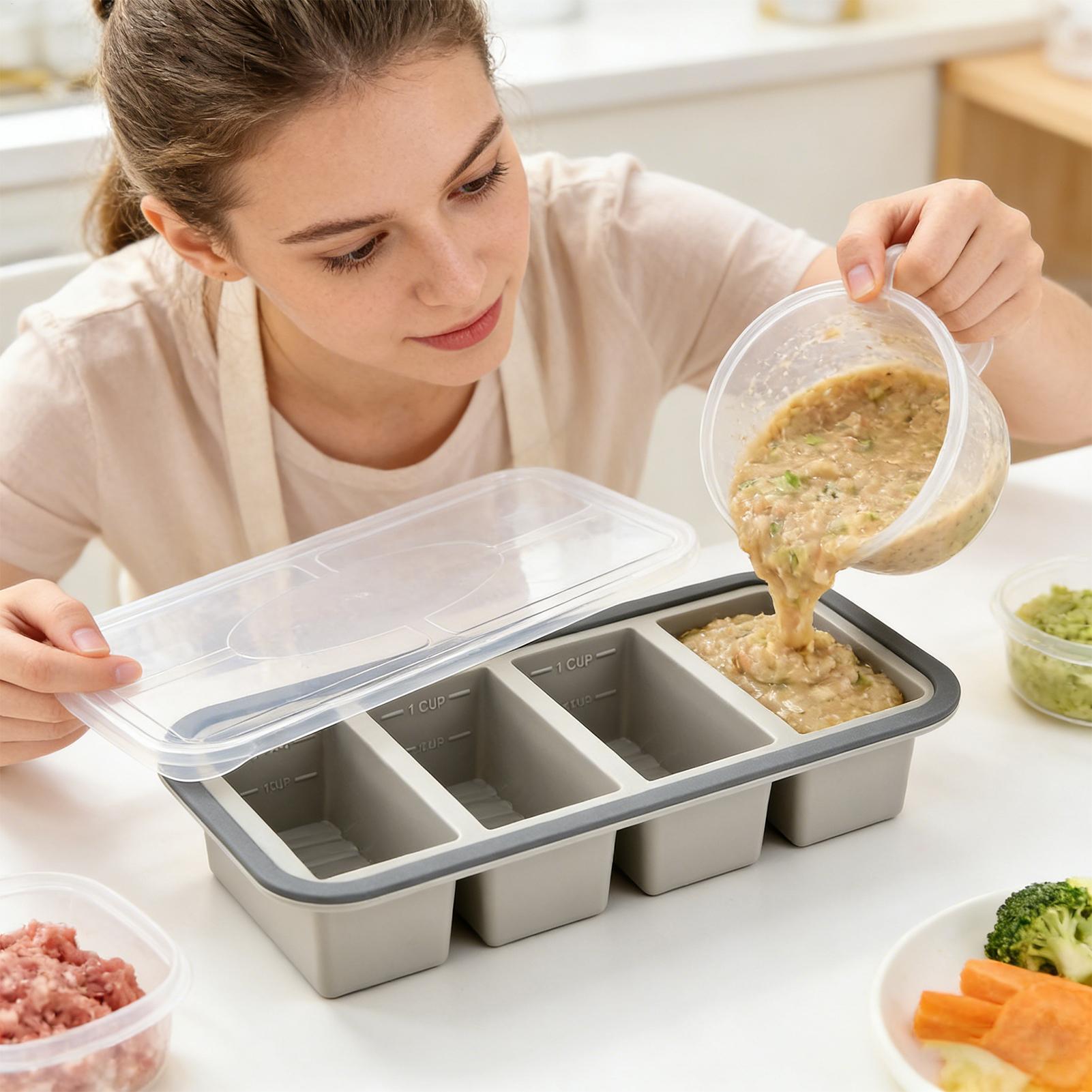 Silicone vriesvormpjes, makkel - Meal Prep Template recensie en prijs