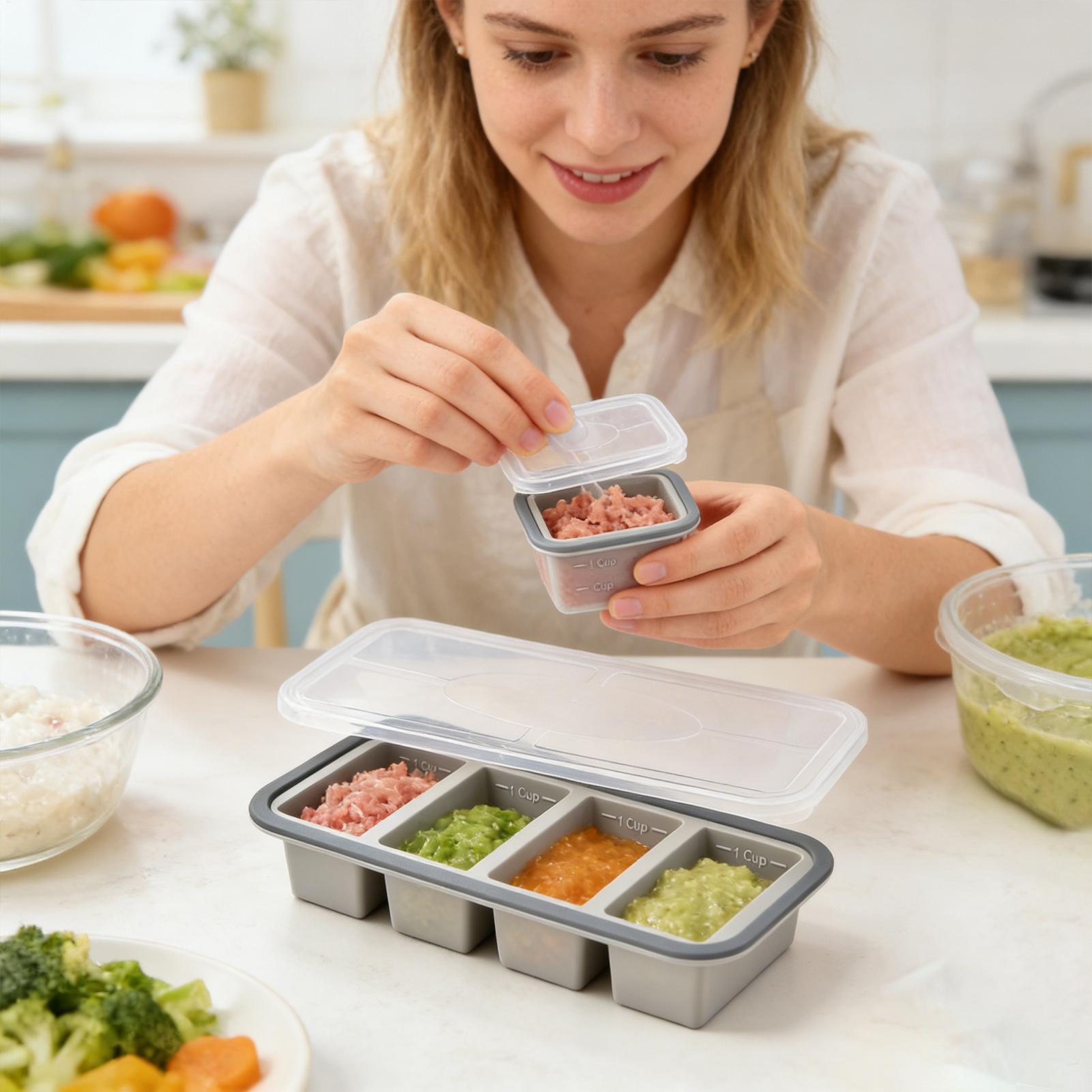 Silicone vriesvormpjes, makkel - Meal Prep Template recensie en prijs
