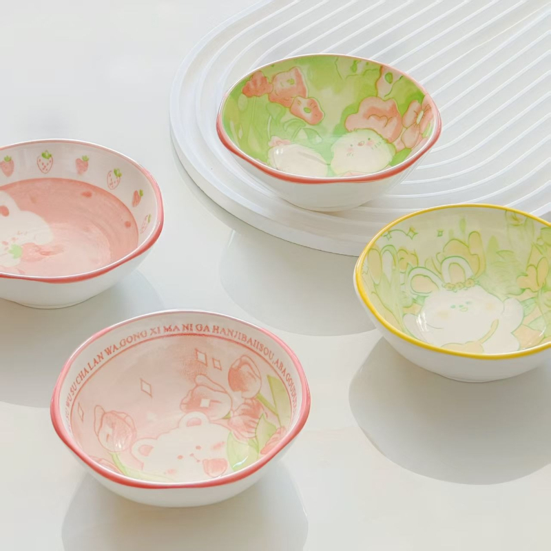 4-delige schattige konijnen- e - Sauce Dipping Cup recensie en prijs