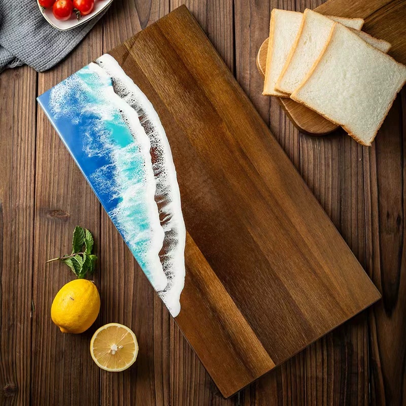 Snijplank van acaciahout met e - Meal Prep Kitchen recensie en prijs