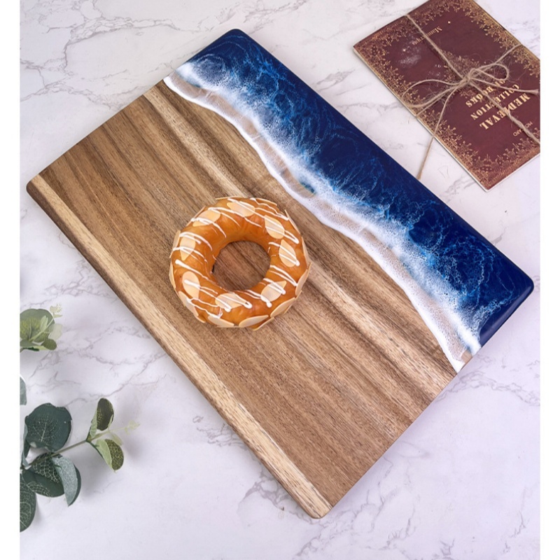 Snijplank van acaciahout met e - Meal Prep Kitchen recensie en prijs