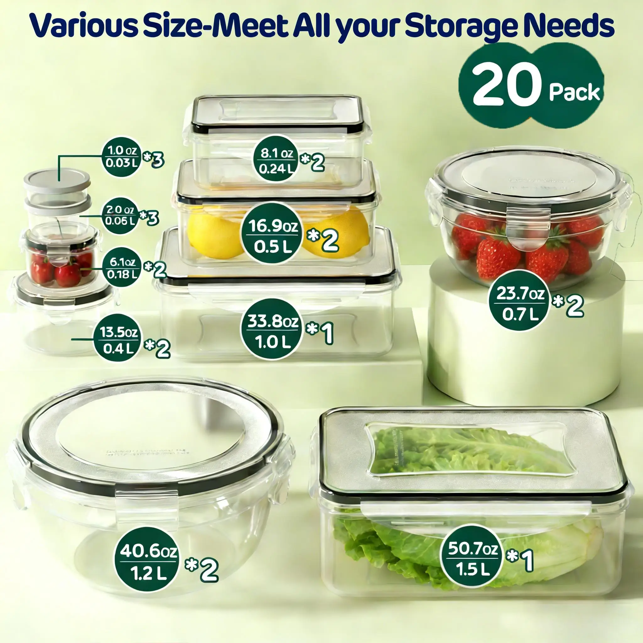 40/42/50/52/62-delige set grot - Meal Prep Kitchen recensie en prijs