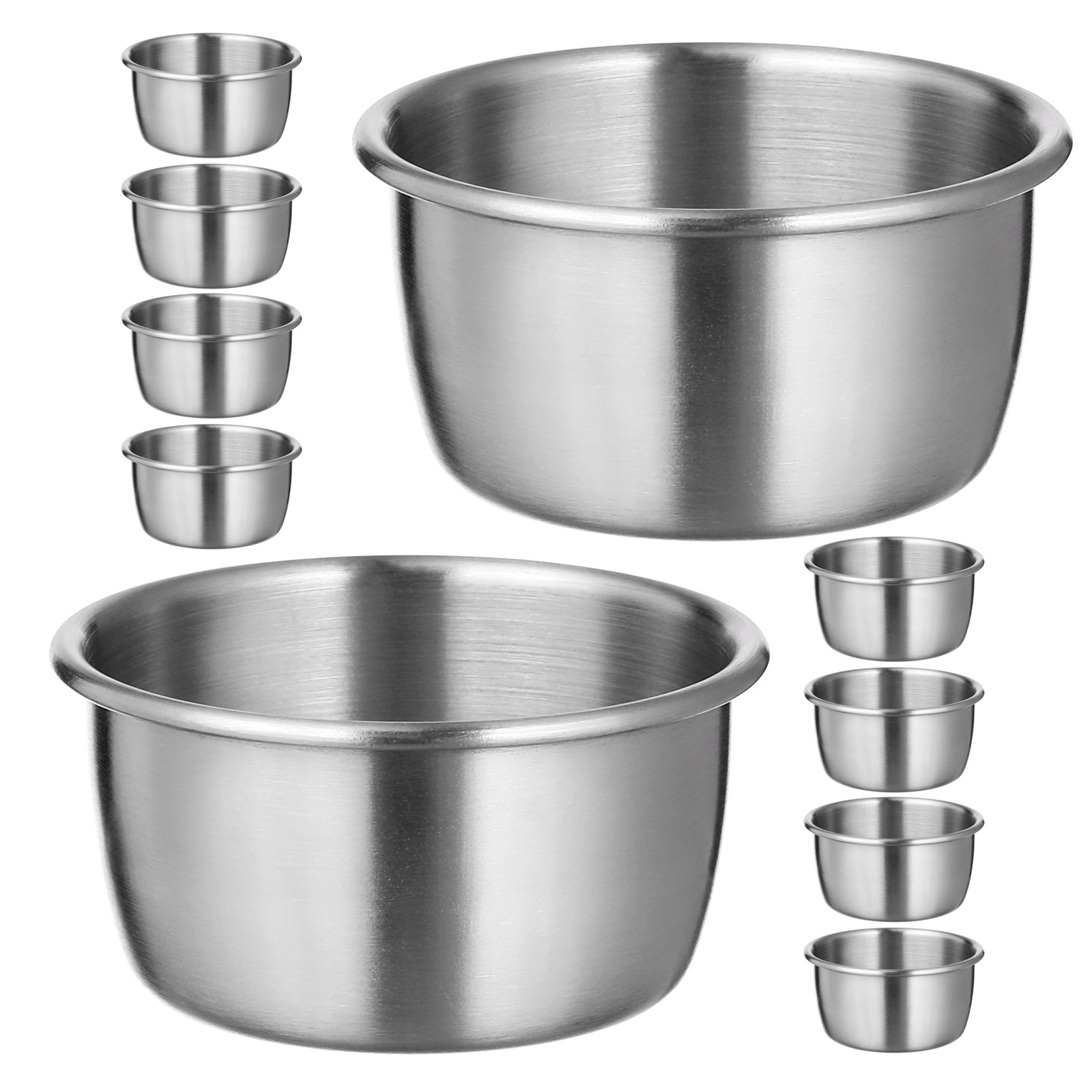 10 stuks sausbekers van roestv - Sauce Dipping Cup recensie en prijs