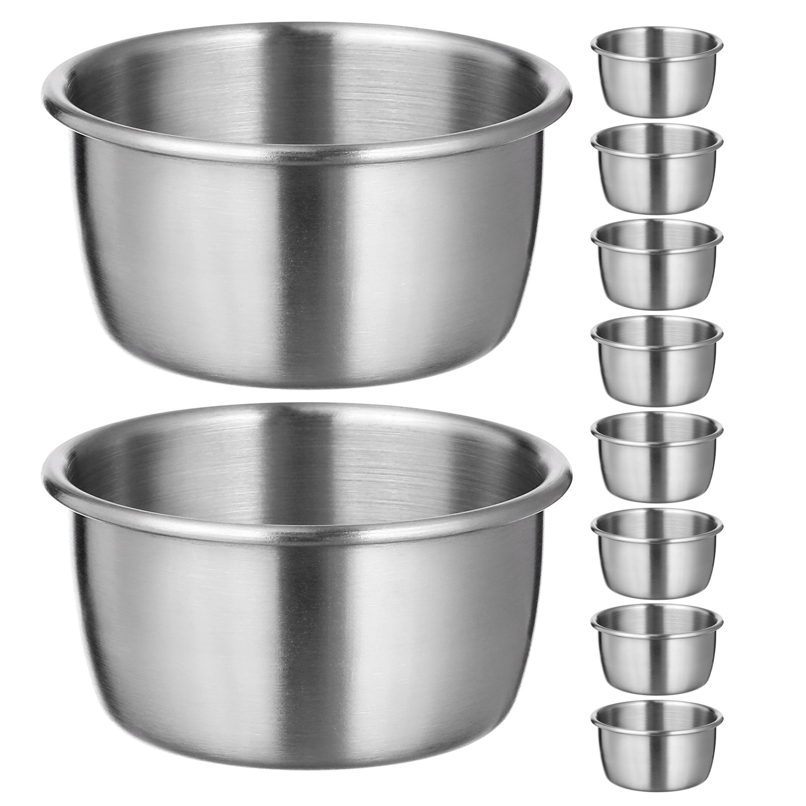 10 stuks sausbekers van roestv - Sauce Dipping Cup recensie en prijs