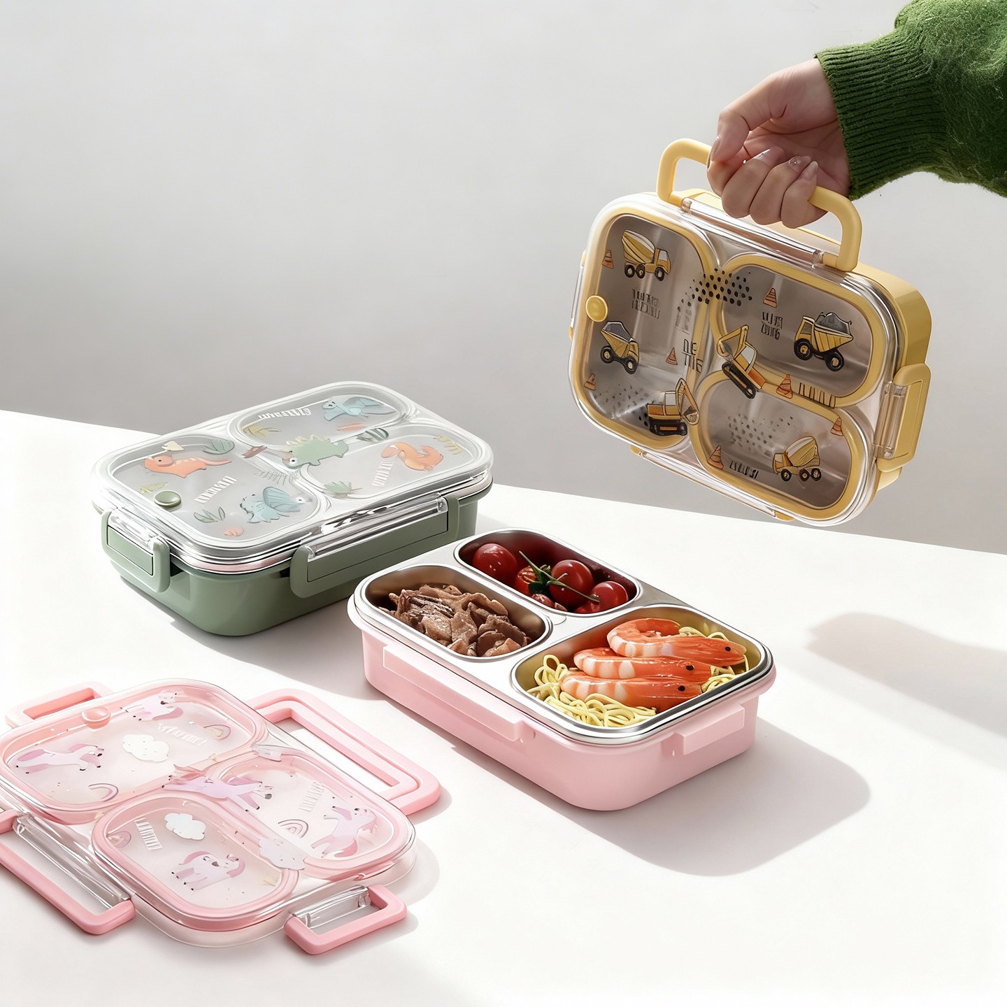 Grote capaciteit cartoon kinde - Meal Prep Bowl recensie en prijs